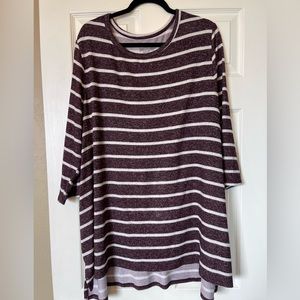 Lane Bryant 3/4 sleeve super soft stretchy top